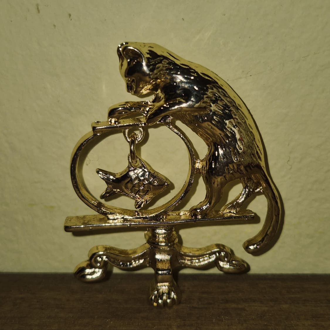 00s 레트로 고양이 어항 금붕어 브로치 상품이미지4