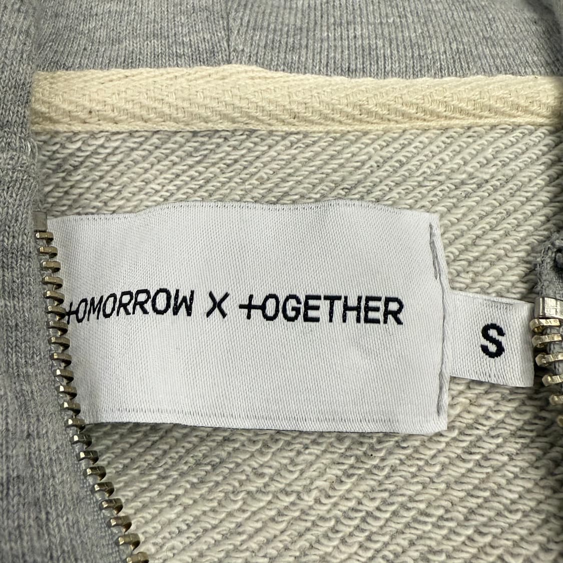 [정품/S] 투바투 투모로우바이투게더 굿즈 별 후드집업 그레이 b14 상품이미지5