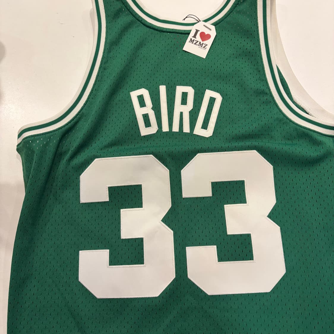 [L] 미첼앤네스 보스턴 셀틱스 래리 버드 33번 농구 유니폼 C431 상품이미지8