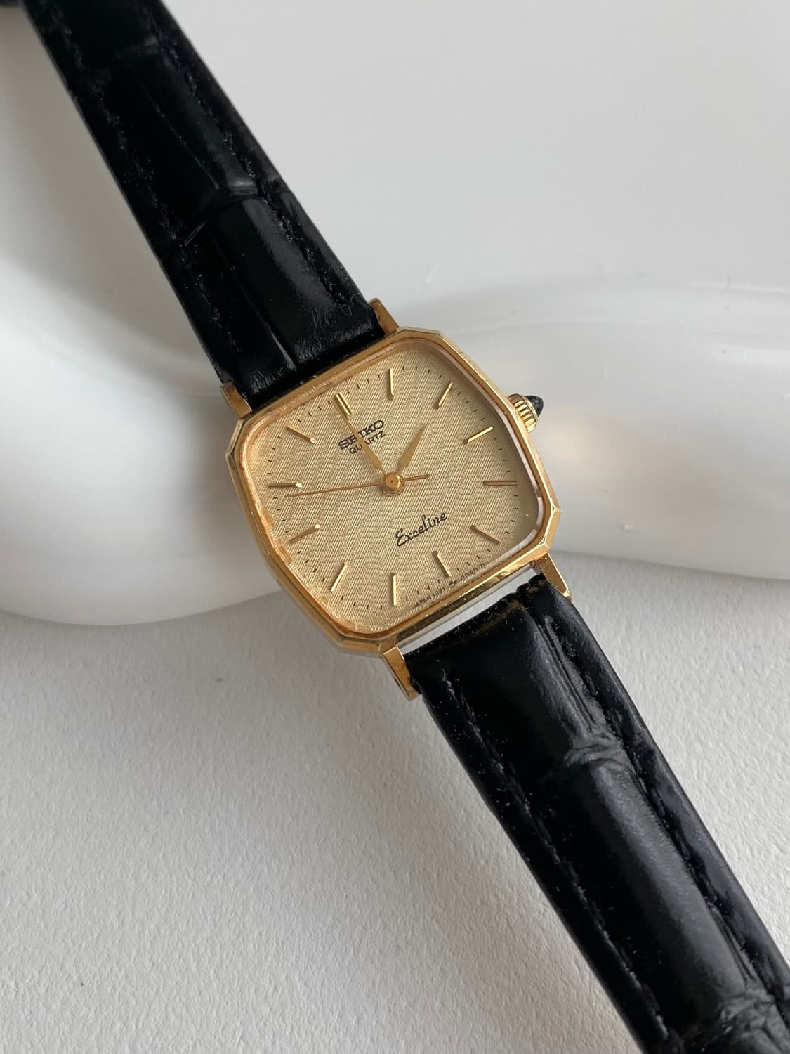 Seiko 세이코 엑셀린 쿼츠 골드 레이디스 상품이미지1
