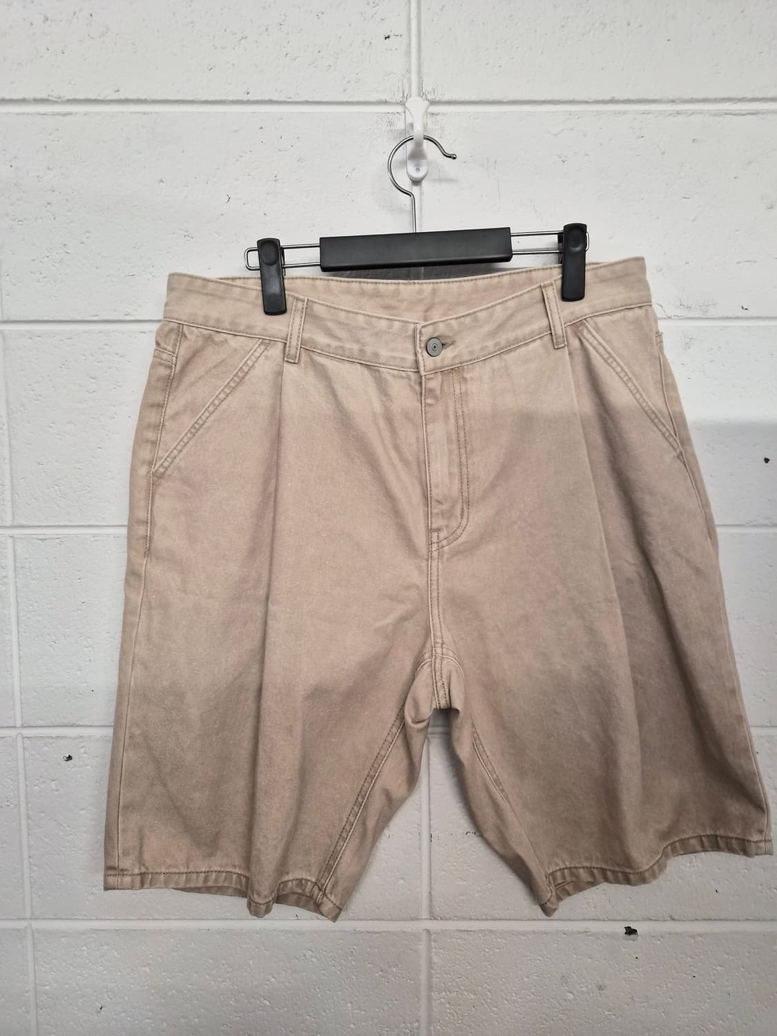 새제품 XL) 유니폼 브릿지 원턱 데님 쇼츠 팝니다 상품이미지1