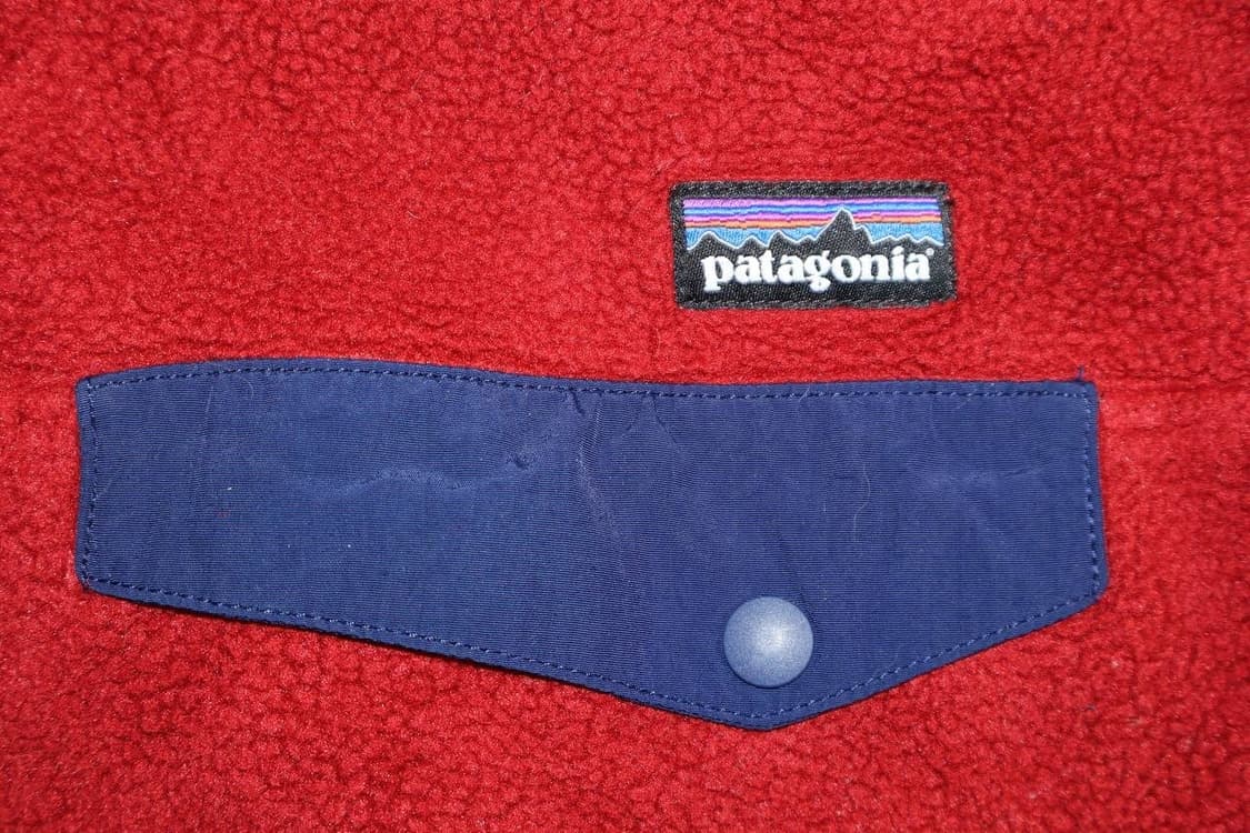 95FW 파타고니아 빈티지 신칠라 스냅-T 레드 네이비 플리스 상품이미지2