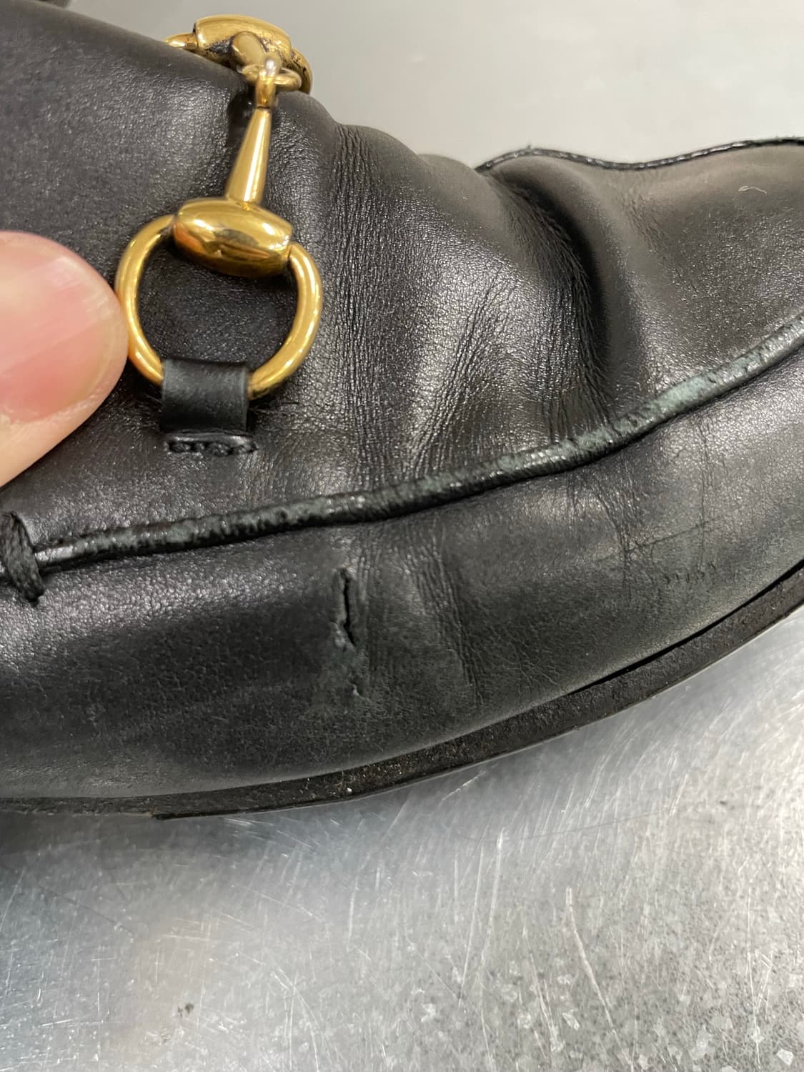 구찌 조던 레더 로퍼 EU37 상품이미지7