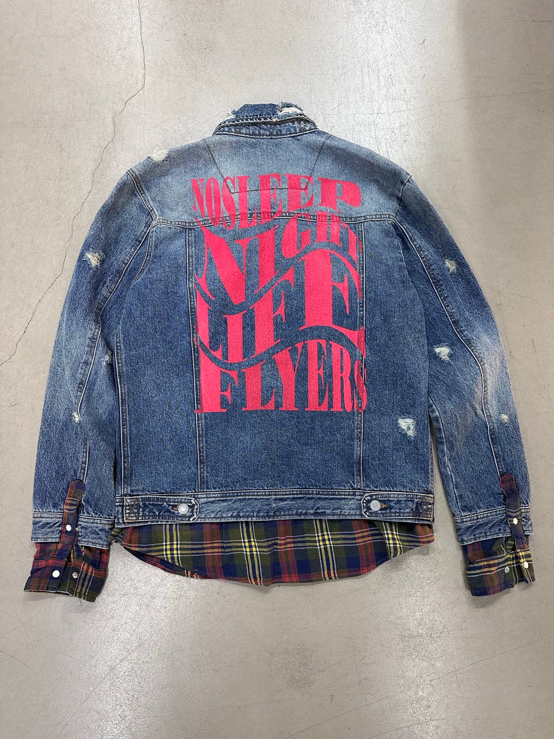 🔥DEXXTER 디스트로이드 레이어드 데님 자켓입니다🔥 상품이미지4