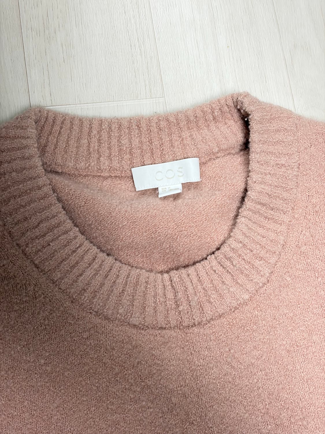 COS 핑크 울 니트 M 상품이미지3