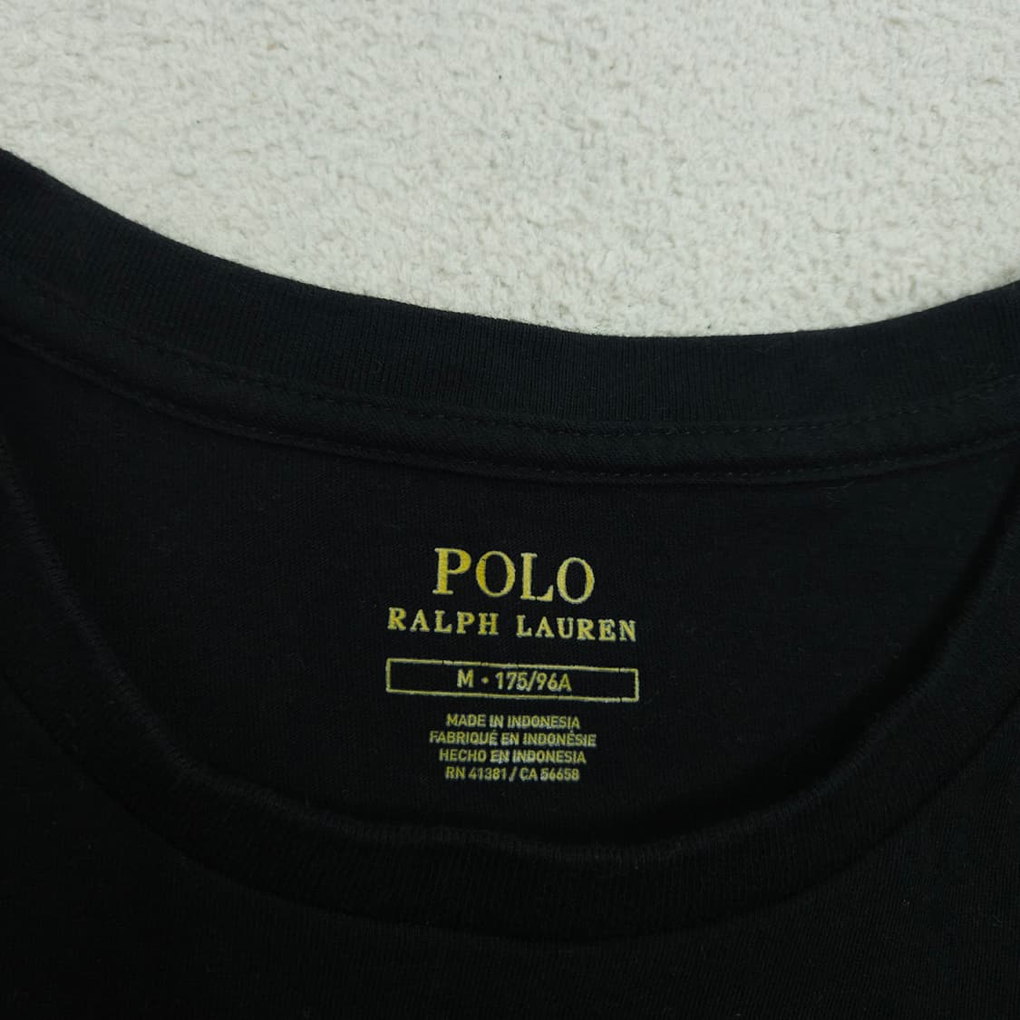 폴로 랄프 로렌 반팔티 M 블랙 상품이미지4