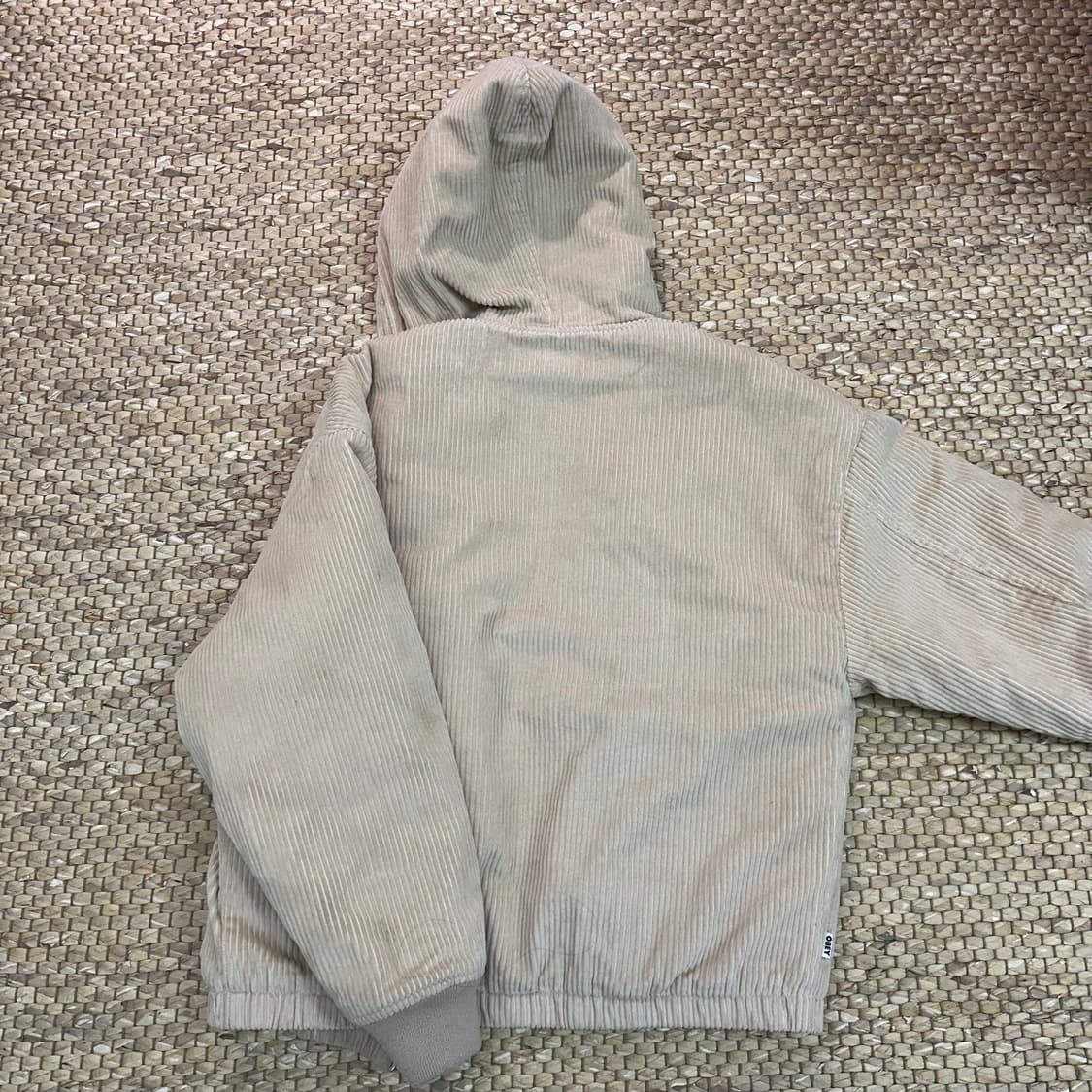 Obey 오베이 듀크 베이지 코듀로이 후드 집업 자켓 패딩 점퍼 상품이미지2