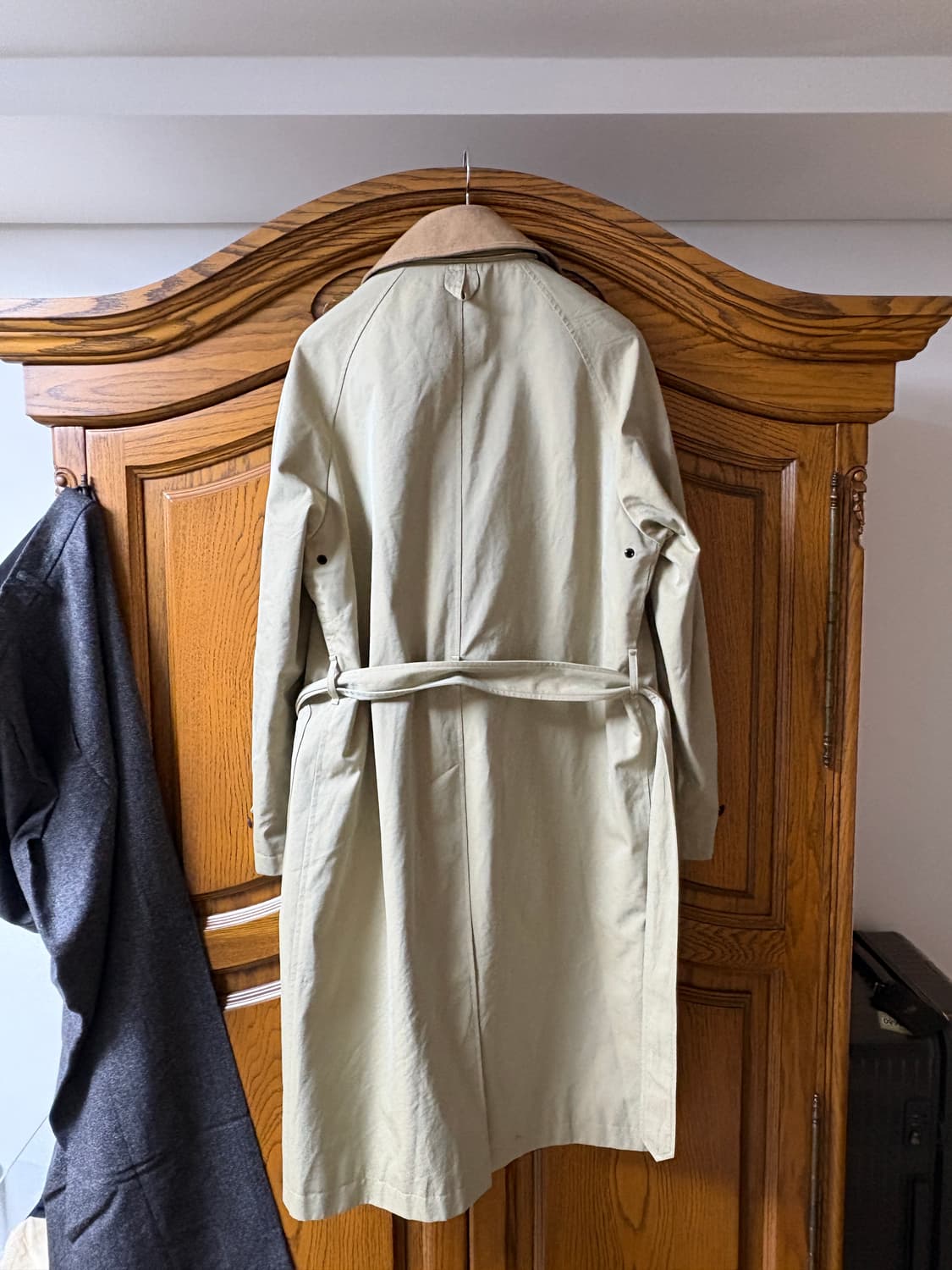 드레익스 AW21 코튼 발마칸 벨티드 트렌치코트 상품이미지5