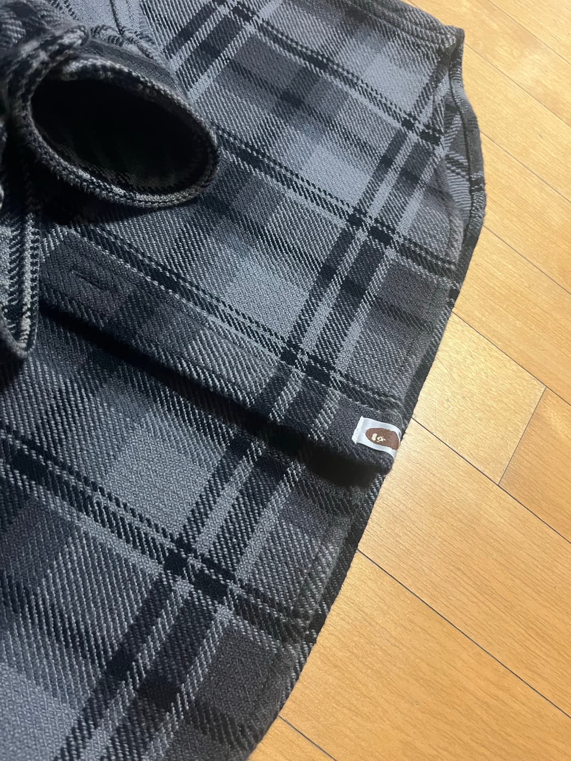 [XL] 베이프 체크 플란넬 셔츠 상품이미지6