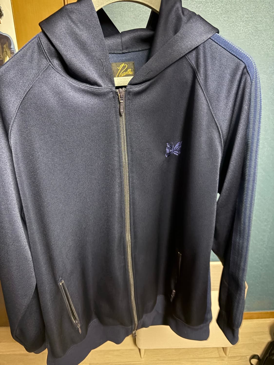 니들스x스튜디오스 트랙 져지 후드집업 24ss 상품이미지1