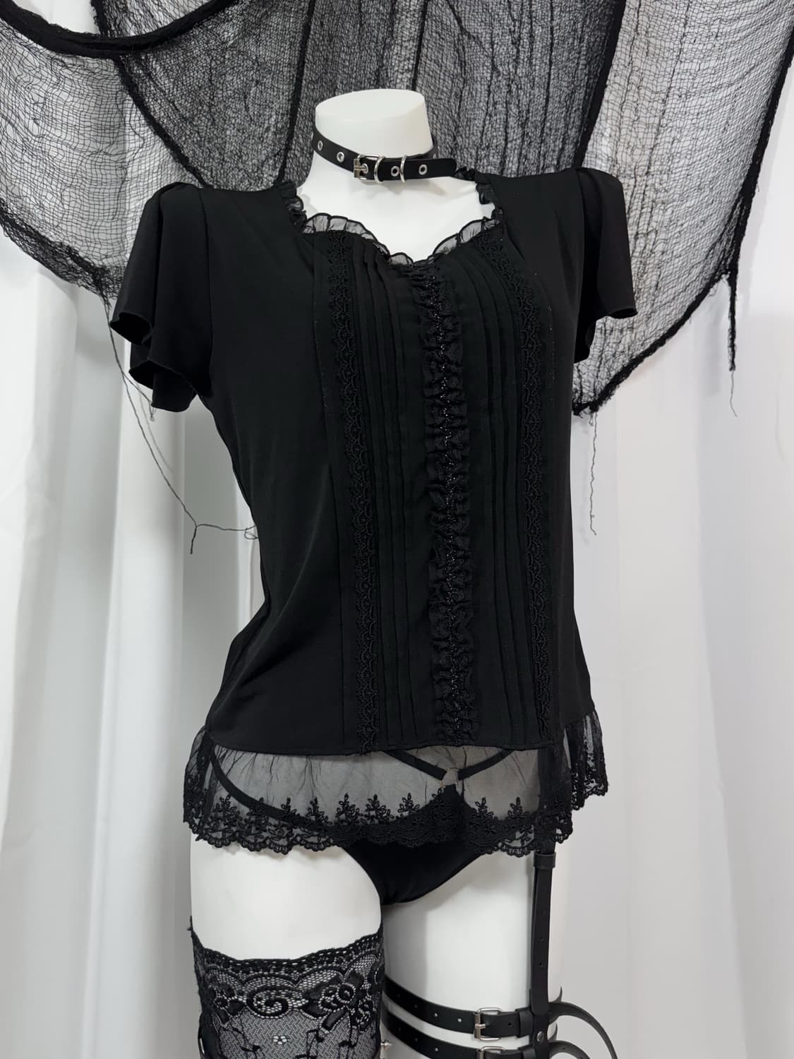 lace t-shirt 상품이미지2
