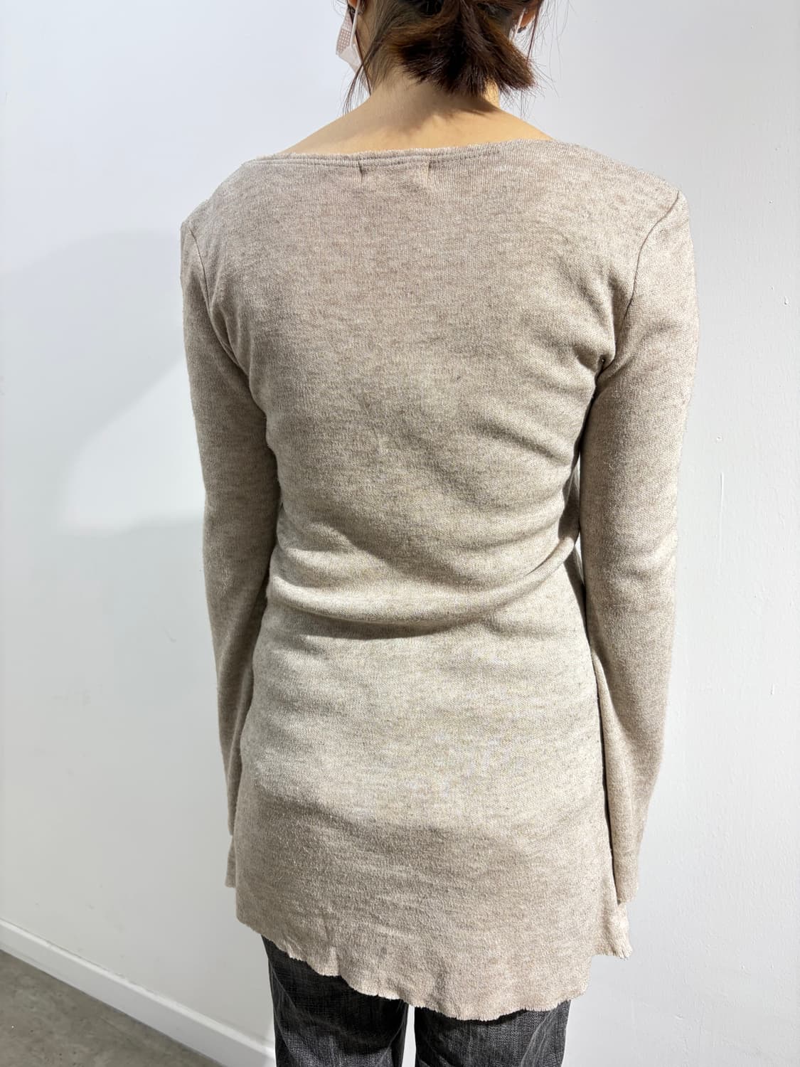 G.O.A 고아 나팔 슬리브 니트 상품이미지4