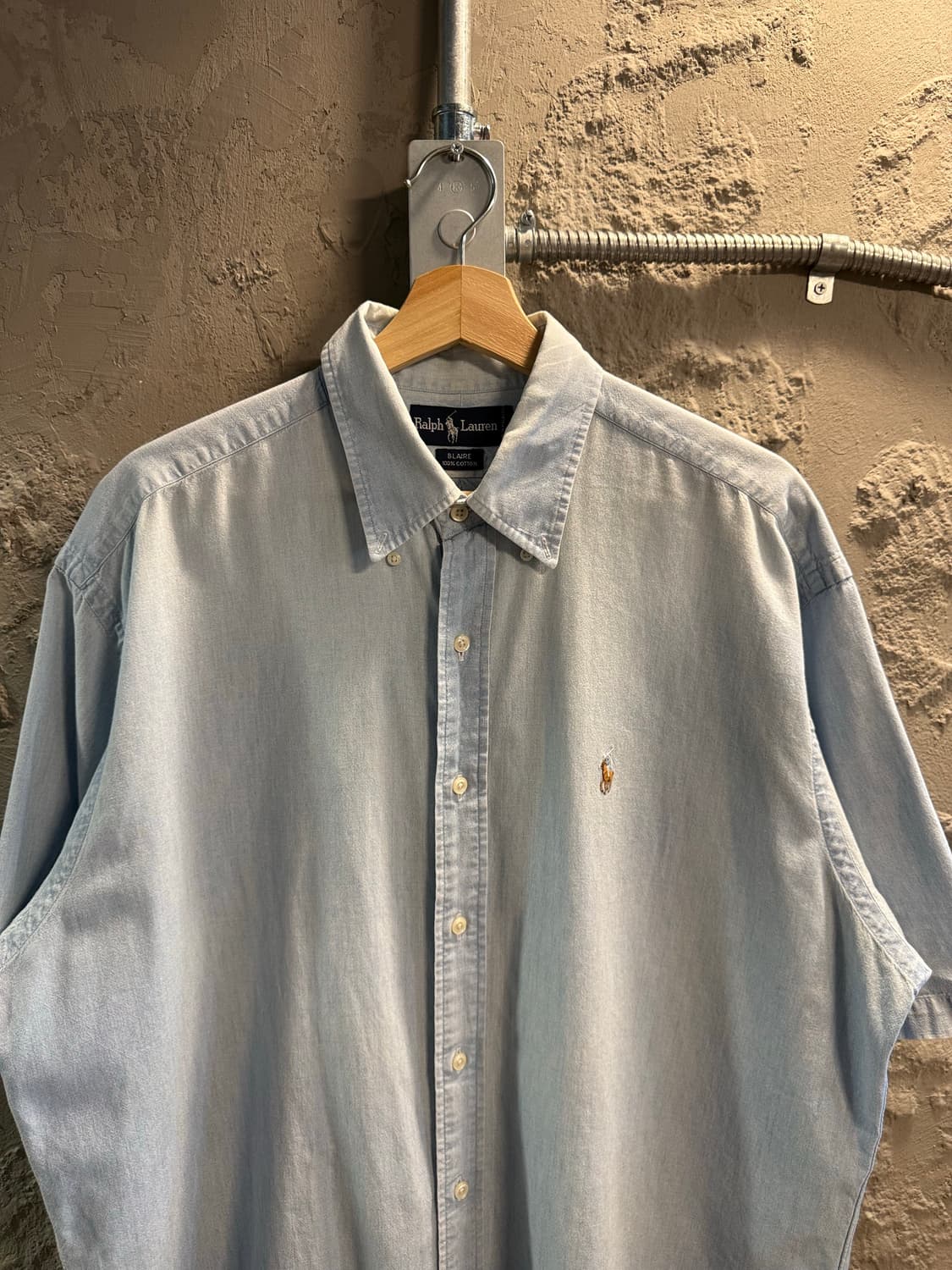 L 폴로랄프로렌 POLO 블레어 반팔 셔츠 연청 상품이미지4