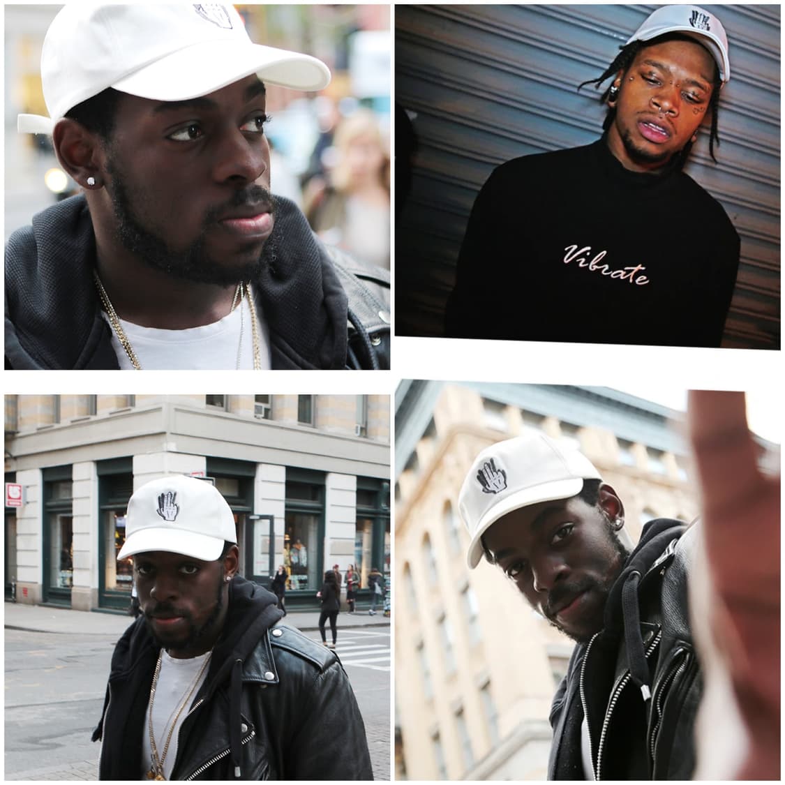 바이브레이트 볼캡 화이트 상품이미지4