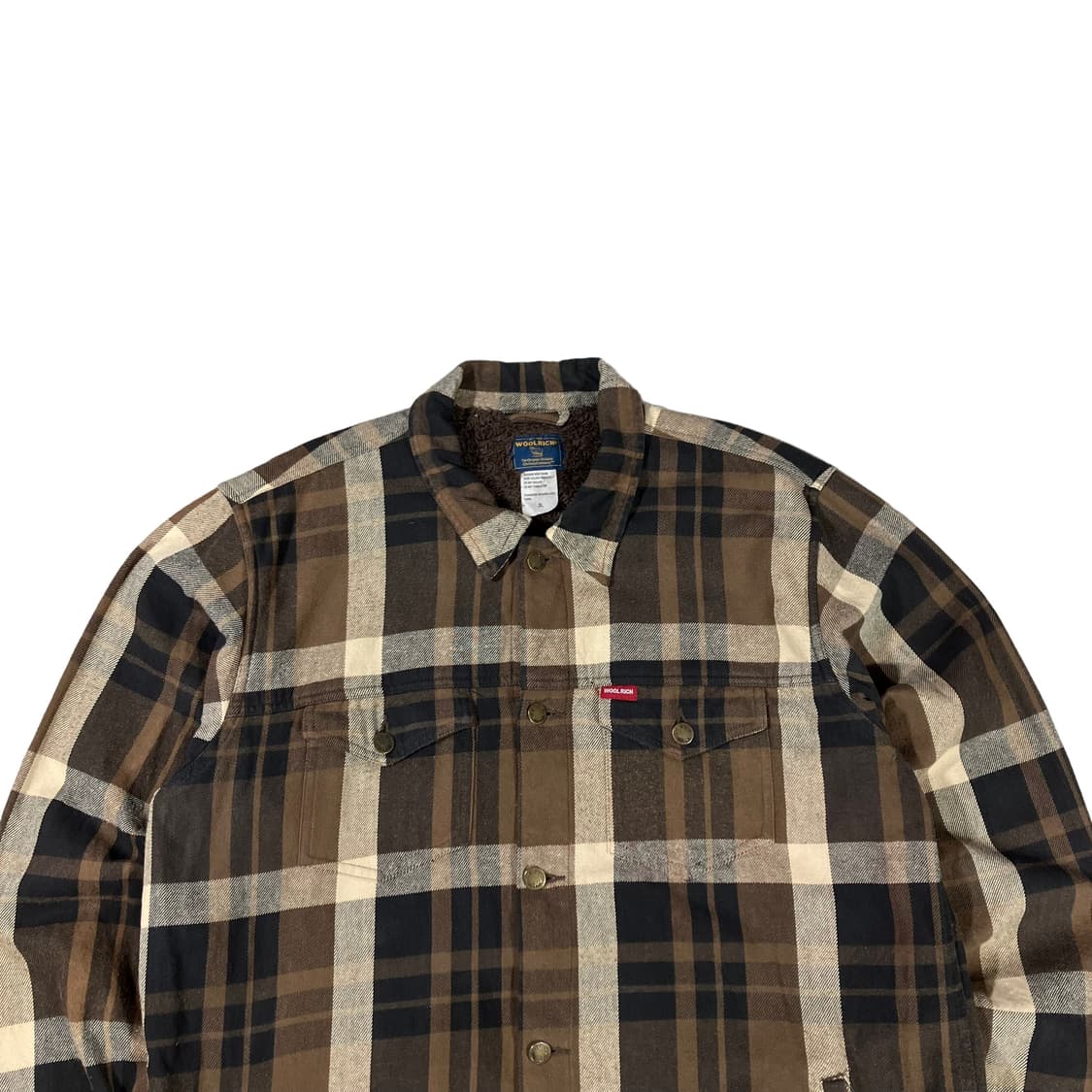 90s 울리치 헤비울 플란넬 체크 셔츠 상품이미지2