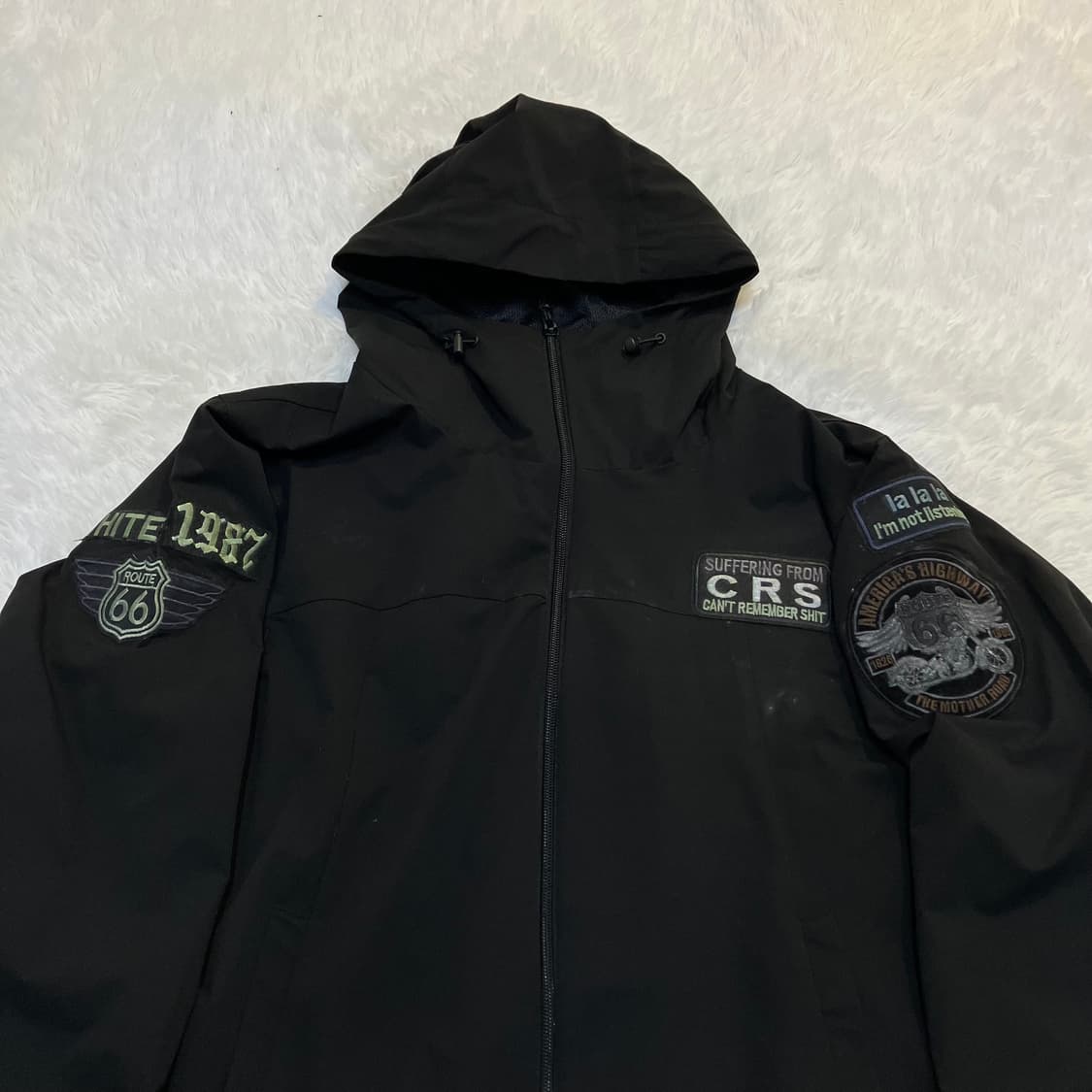 빈티지 CRS 육육 패치 바람막이 842 y2k 스트릿 모리 갸루 일본빈 상품이미지6