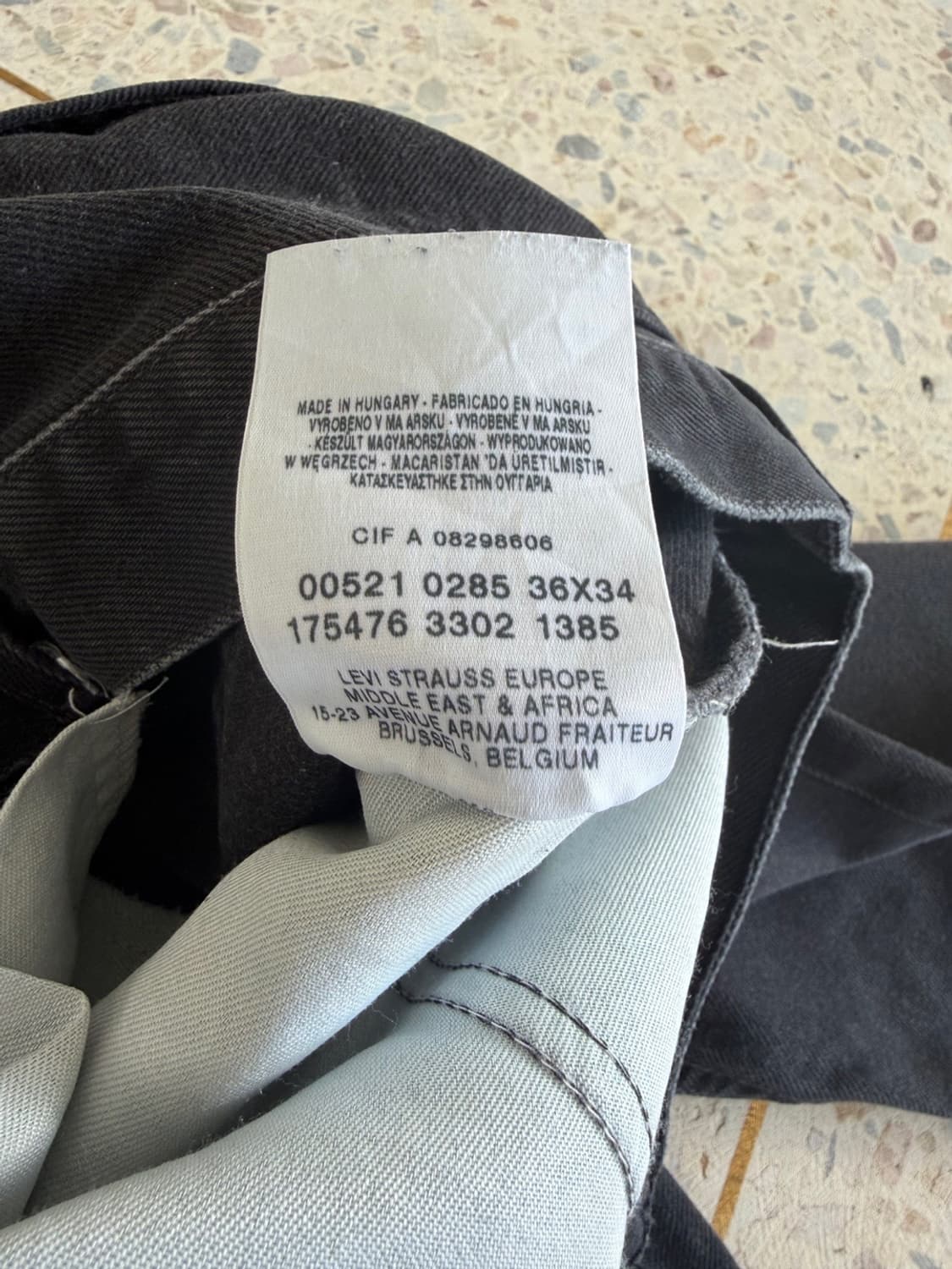 00‘s 리바이스 521 블랙 상품이미지8