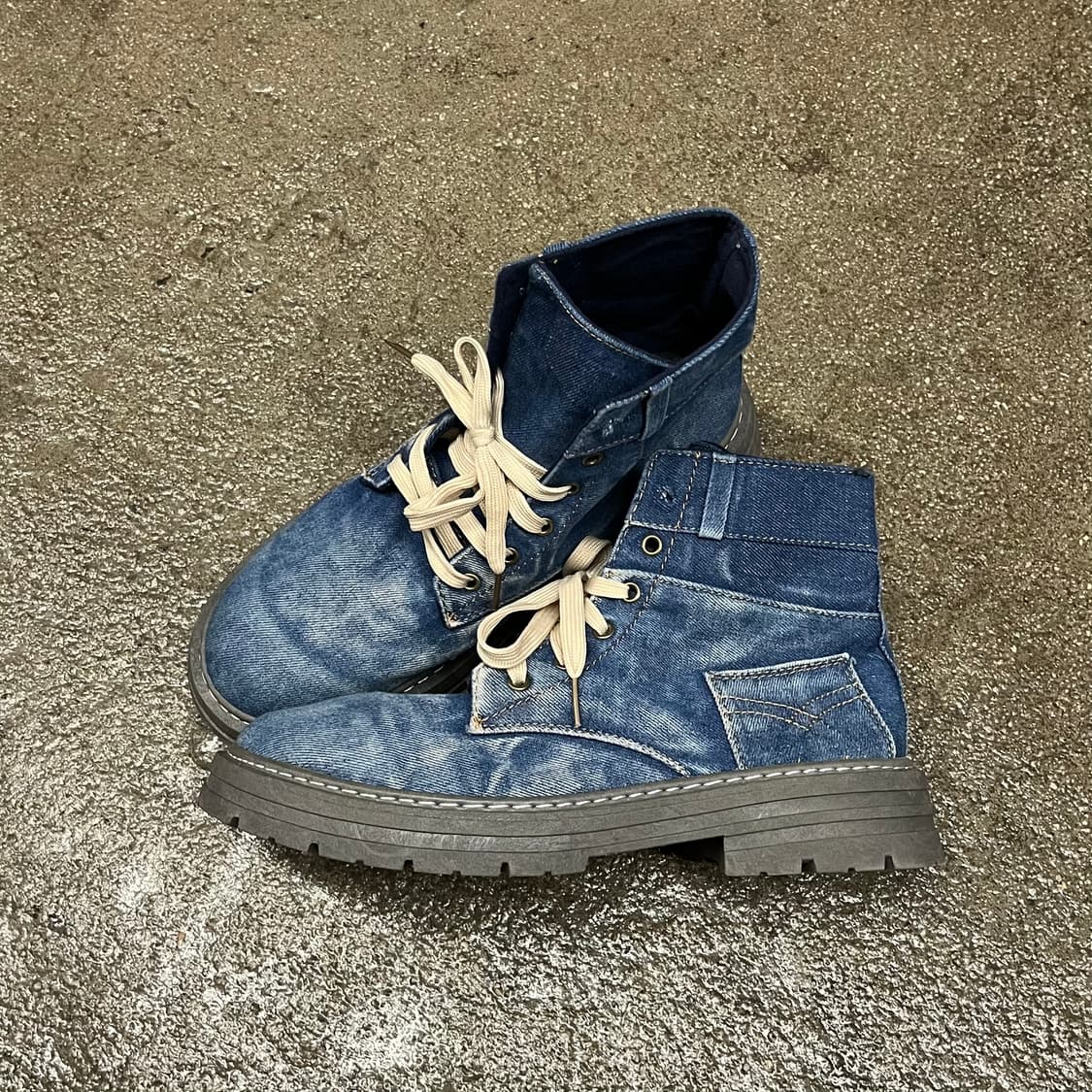 빈티지 데님 워커 (290) 상품이미지2