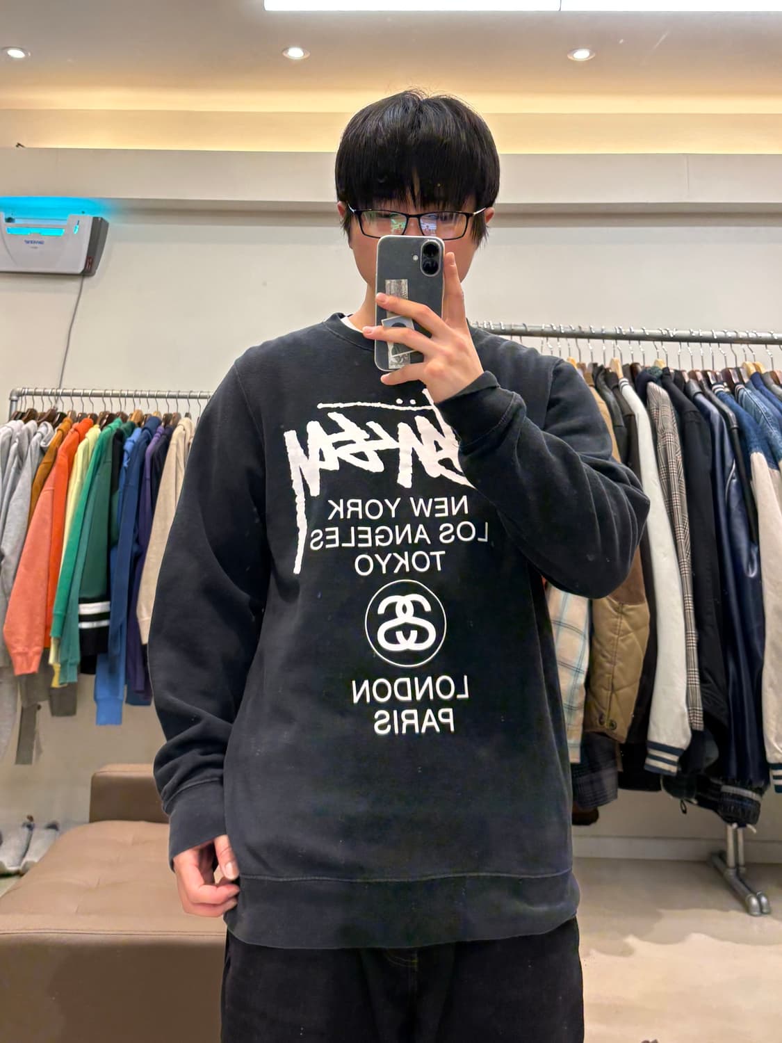 스투시 월드투어 맨투맨 상품이미지8