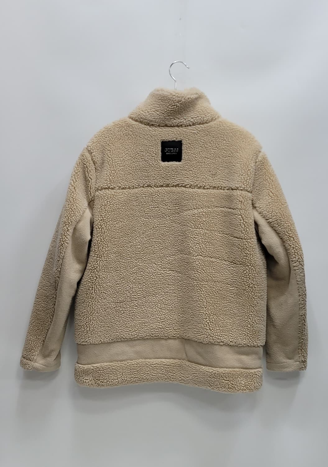 GUESS 21FW 게스 플리스 집업 자켓 / 남 L 아이보리 브라운
 상품이미지2