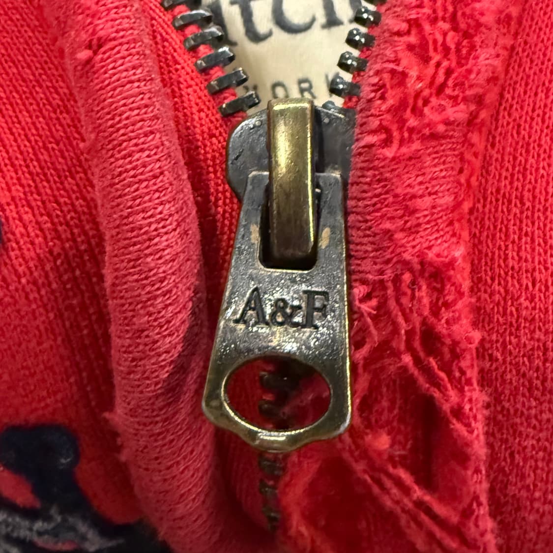 아베크롬비 레드 후드집업 상품이미지5