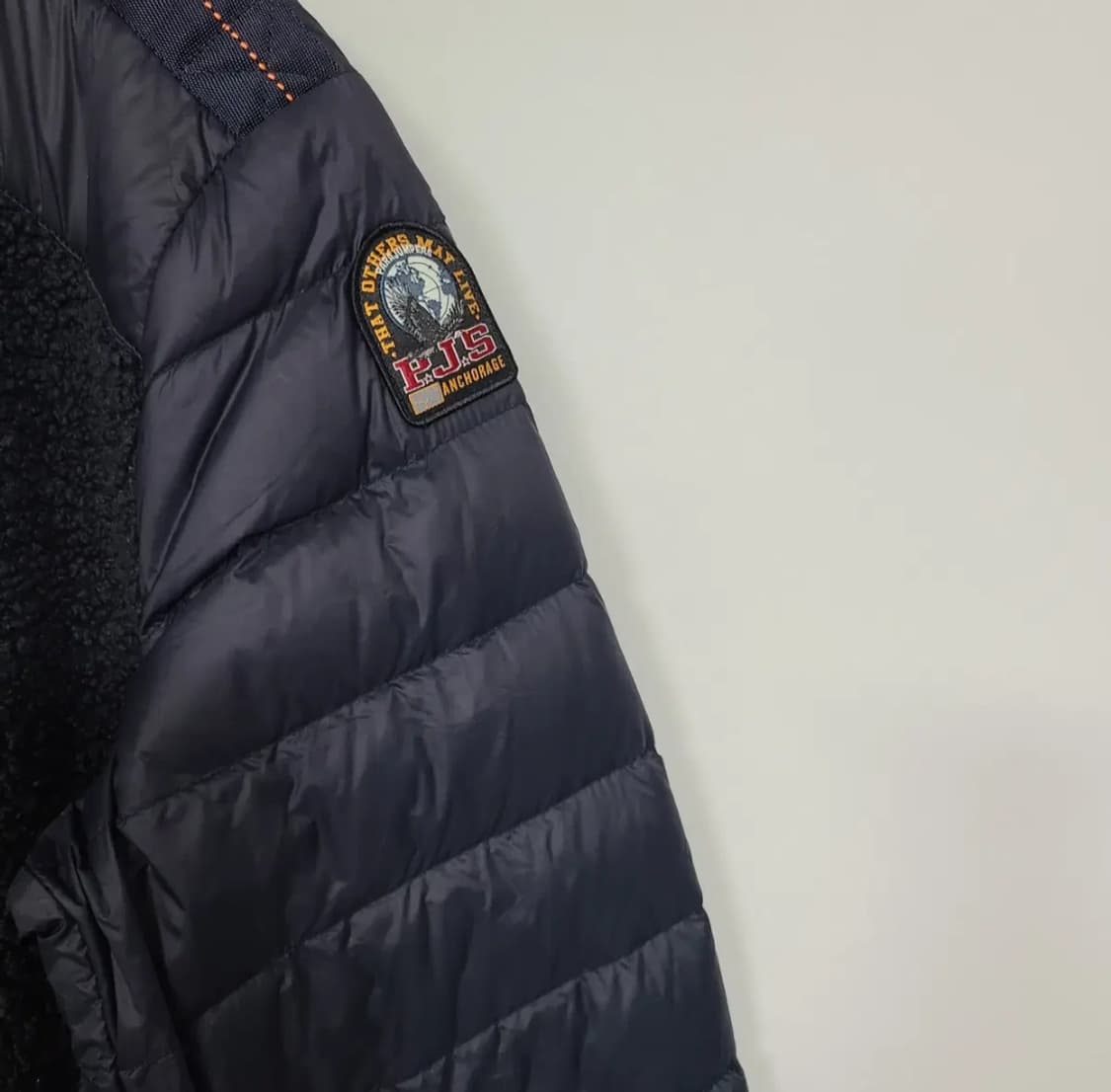 파라점퍼스 매장판 정품 남성 플리스 경량 패딩 네이비 XL 상품이미지4
