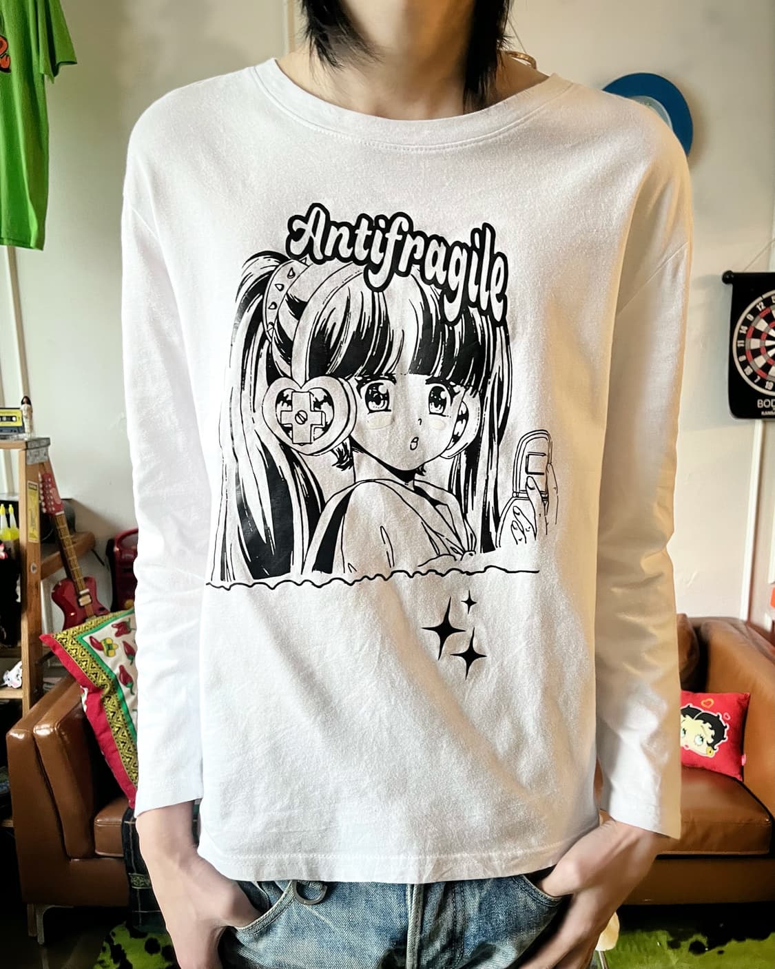 ANTIFRAGILE Anime Printed Long-Sleeve 상품이미지2