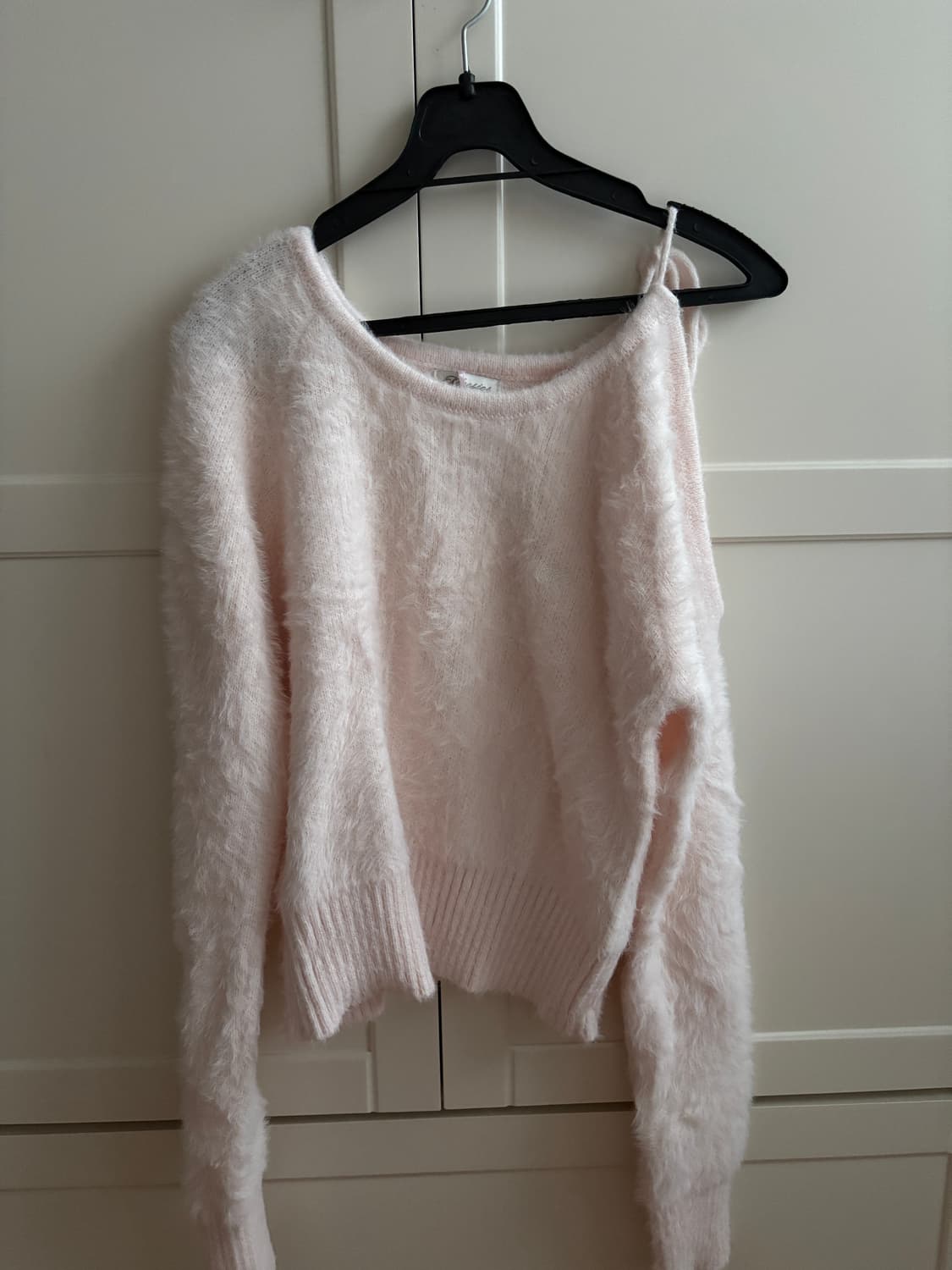 클리시어 Love poem neck string knit, Pink 상품이미지6