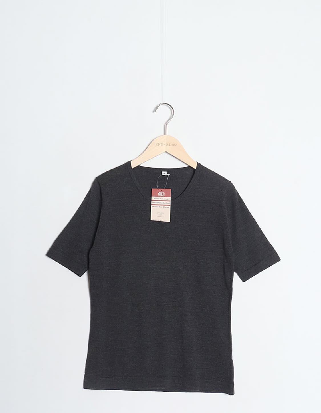 無印良品 Merino Wool Jersey T-Shirts 상품이미지1