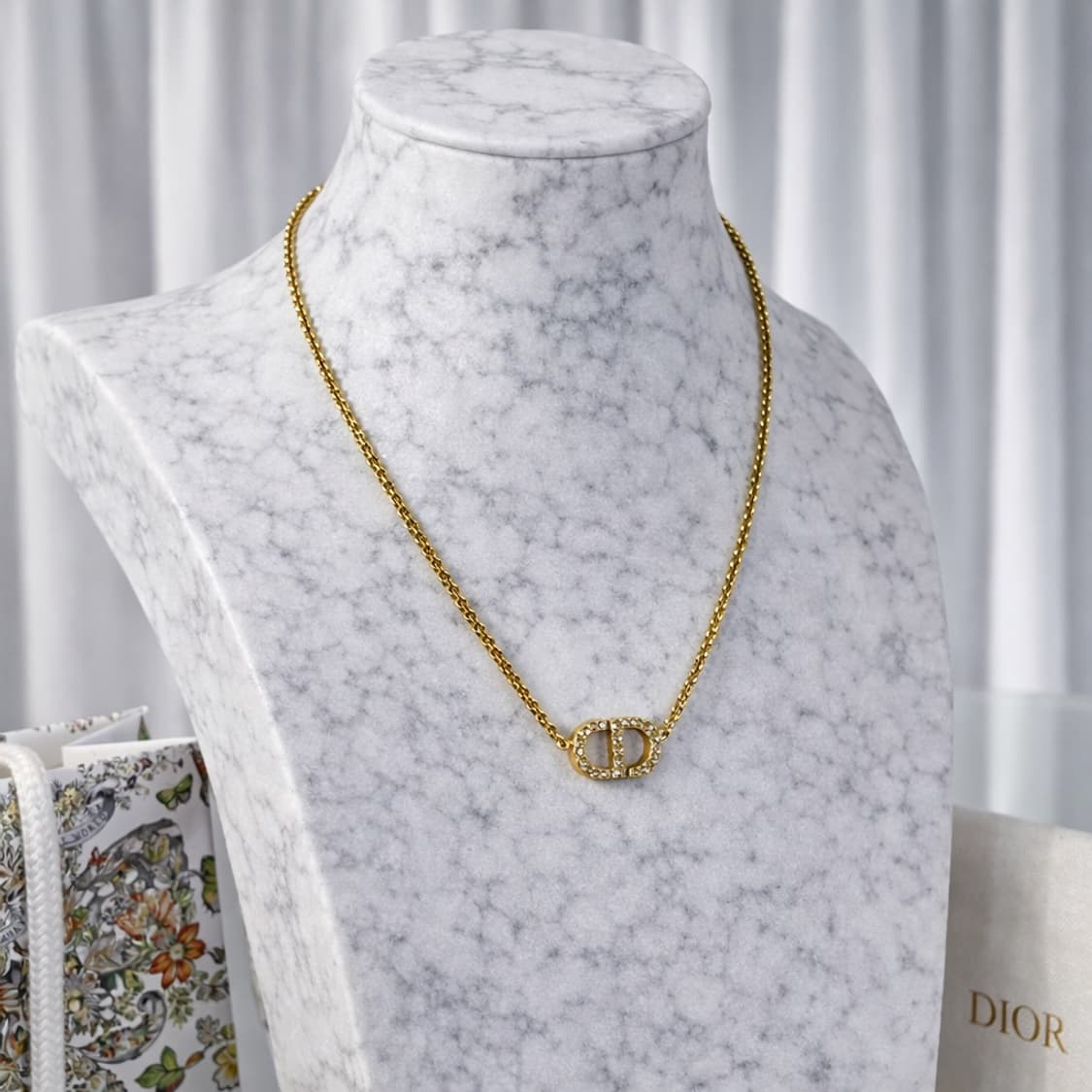 [새상품급] 디올 CD 쁘띠 아이콘 목걸이 상품이미지3