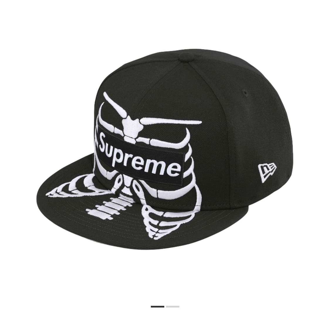 슈프림 본즈 박스 로고 뉴에라 블랙 캡 상품이미지1