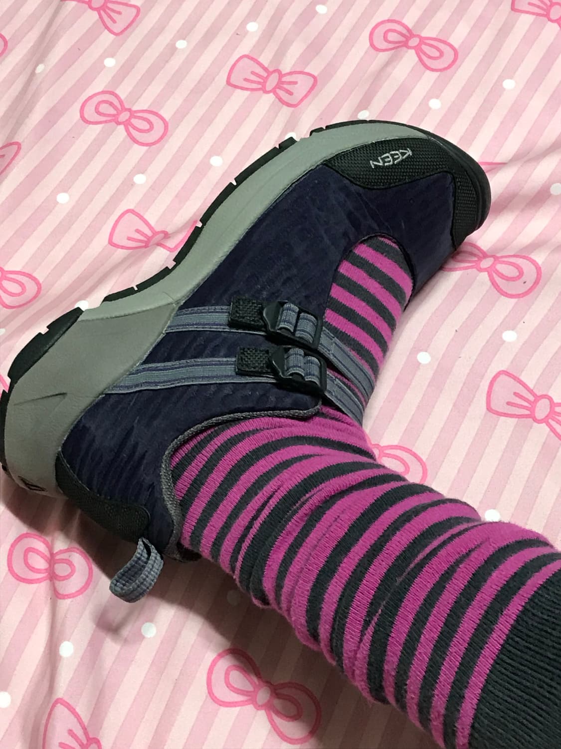 Keen 킨 메리제인 퍼플 하구미 슈즈 상품이미지6