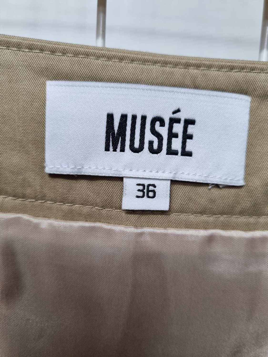 MUSEE 뮤제 언발 플리츠 스커트 36 상품이미지4