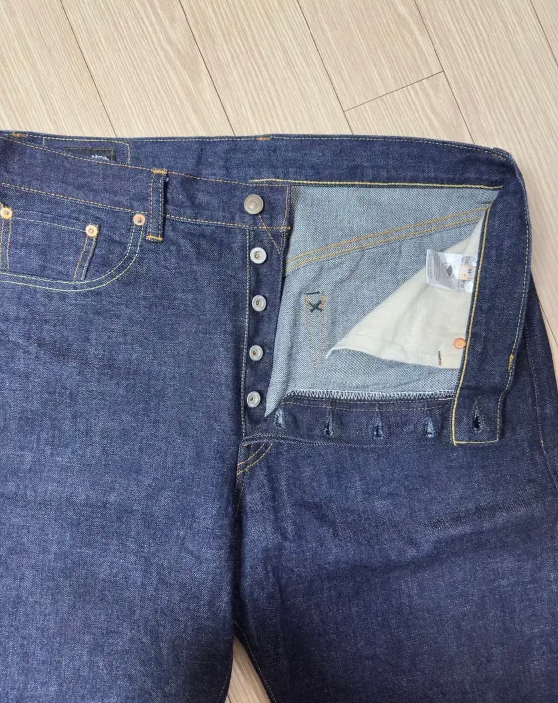 데밀 011P 셀비지 데님 W34/L30 상품이미지7