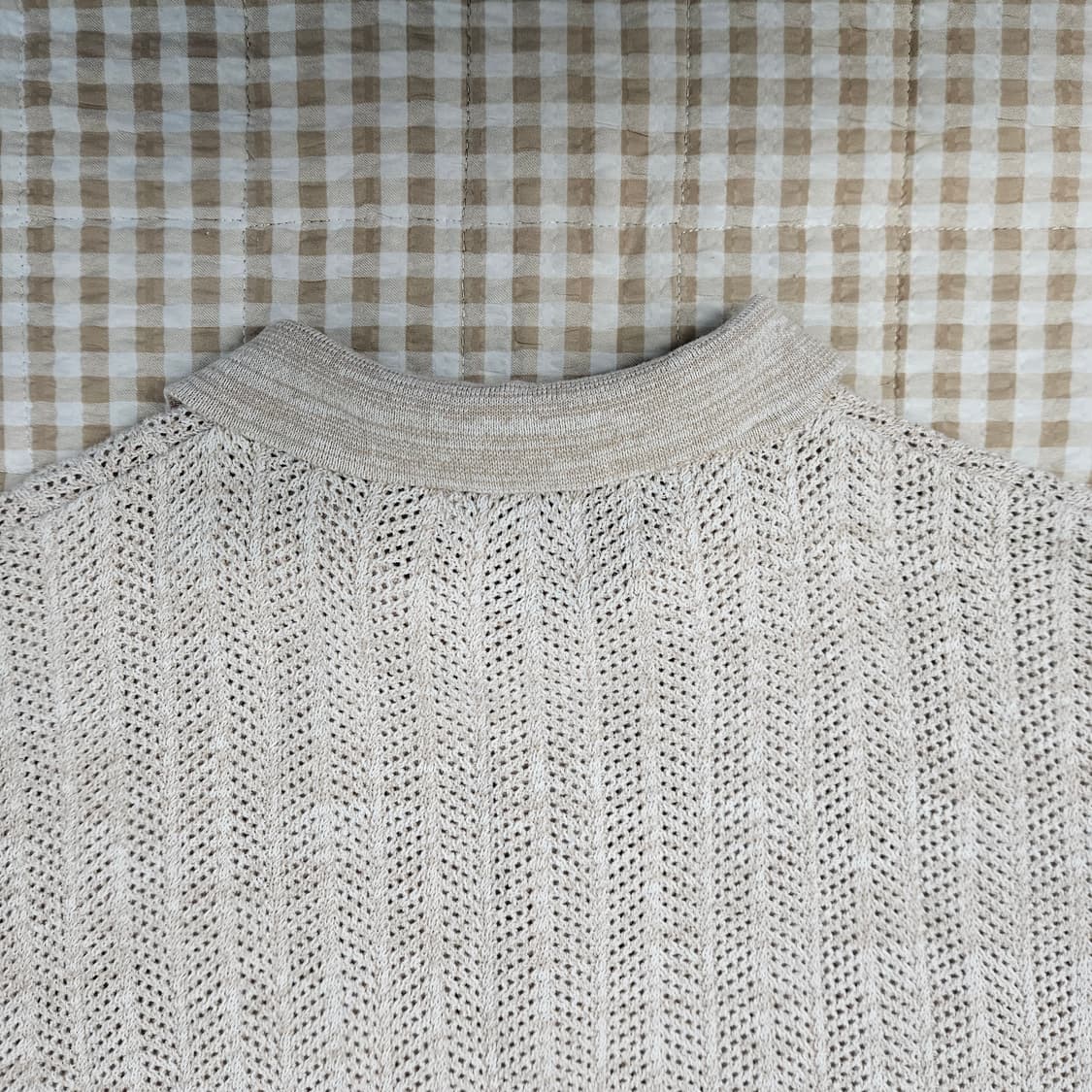 TNGT 펀칭 반소매 카라티 남자100~105 상품이미지7