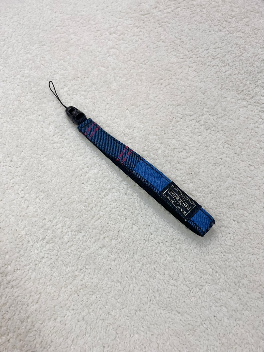 포터 핸드스트랩 블루 타탄체크 상품이미지6