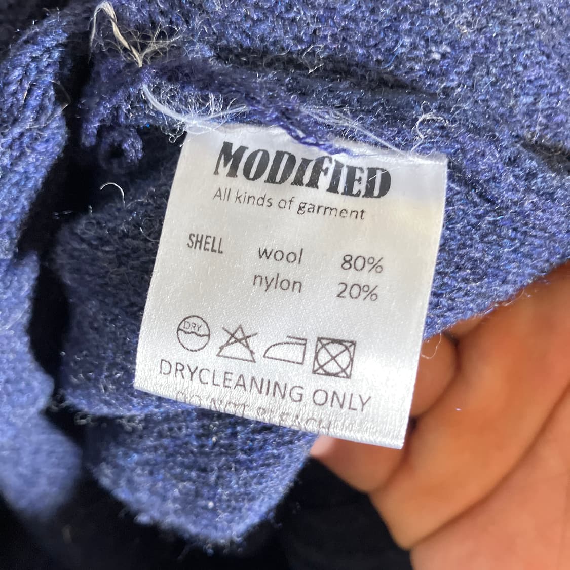 XL)모디파이드 울 가디건 스웨터 상품이미지4