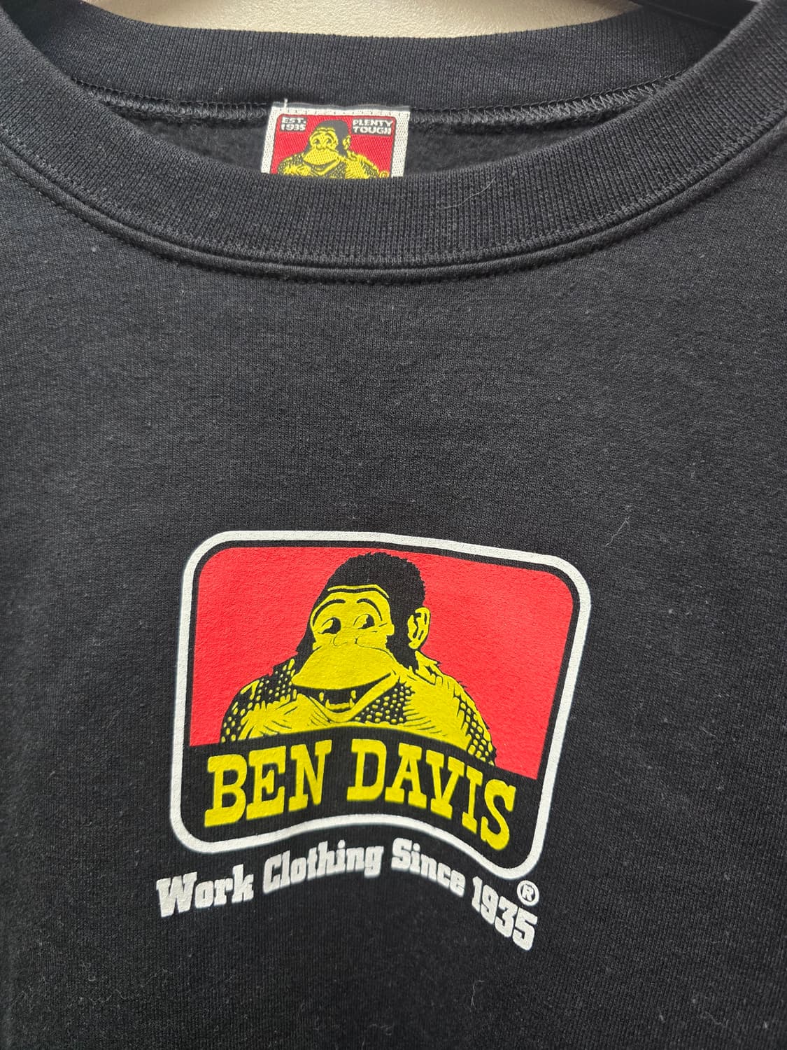 벤 데이비스 검정 맨투맨 XL 상품이미지2