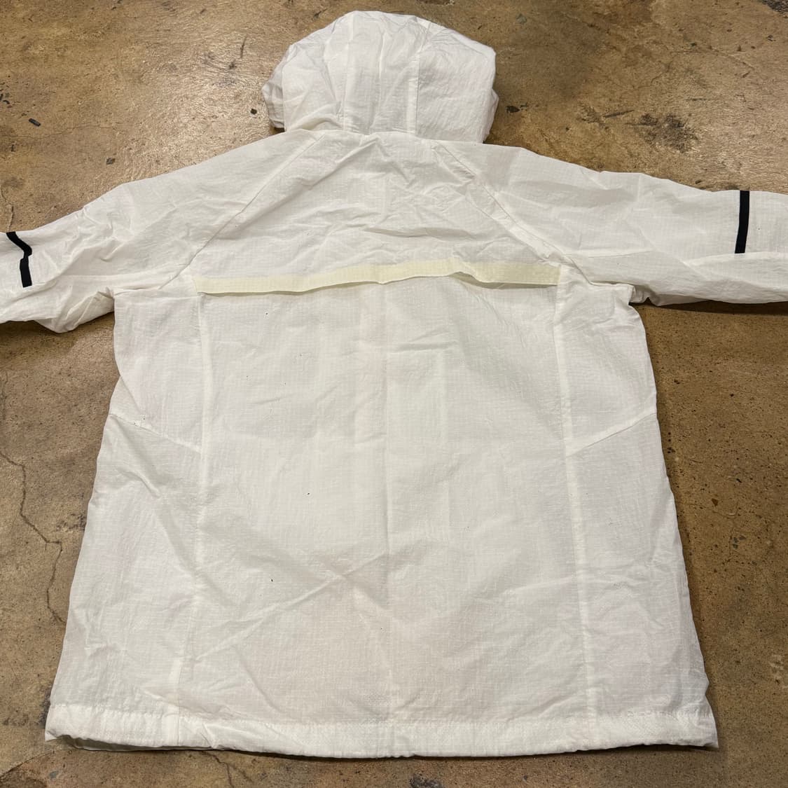 [정품/M] 스파이더 화이트 바람막이 후드 집업 b14 상품이미지4