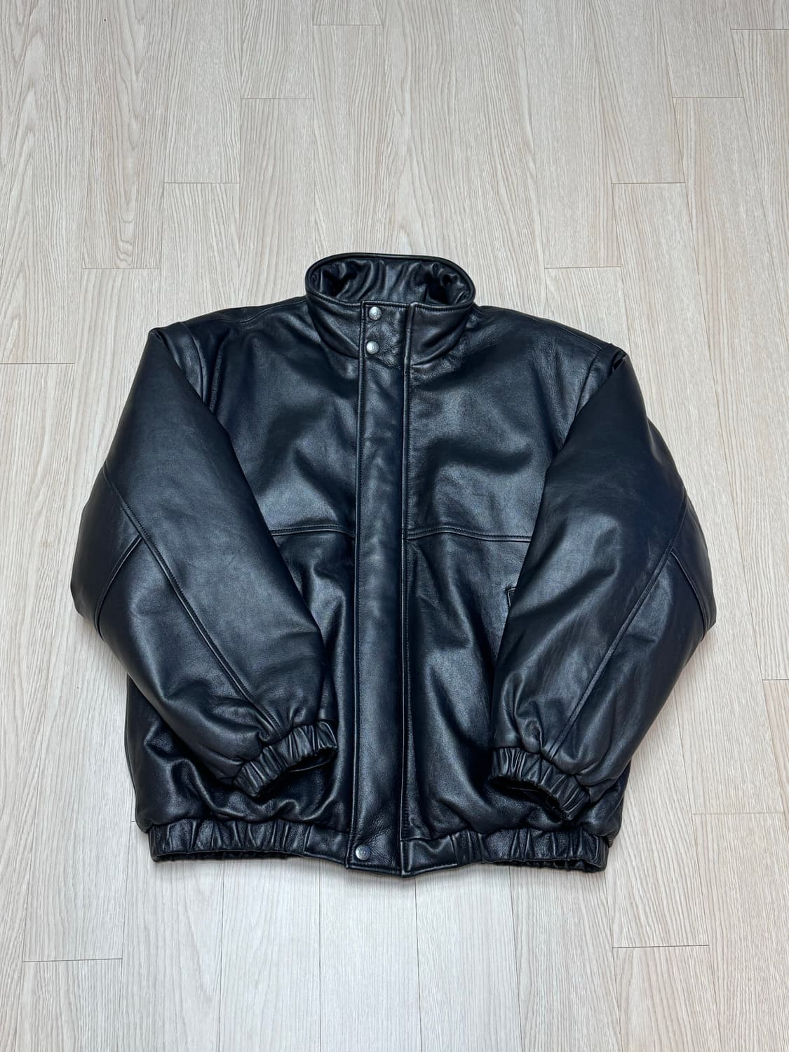 와코마리아 레더 푸퍼 자켓 상품이미지1