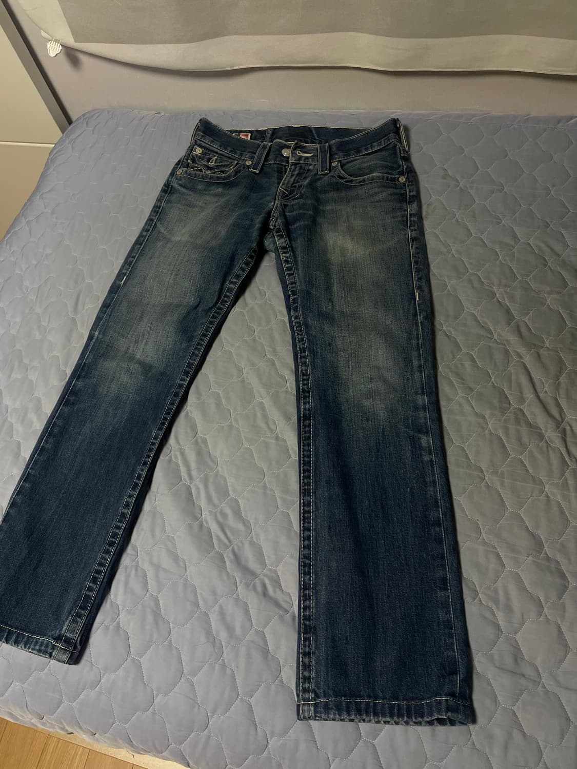 트루릴리젼 한정판 스켈레톤 데님팬츠 상품이미지3