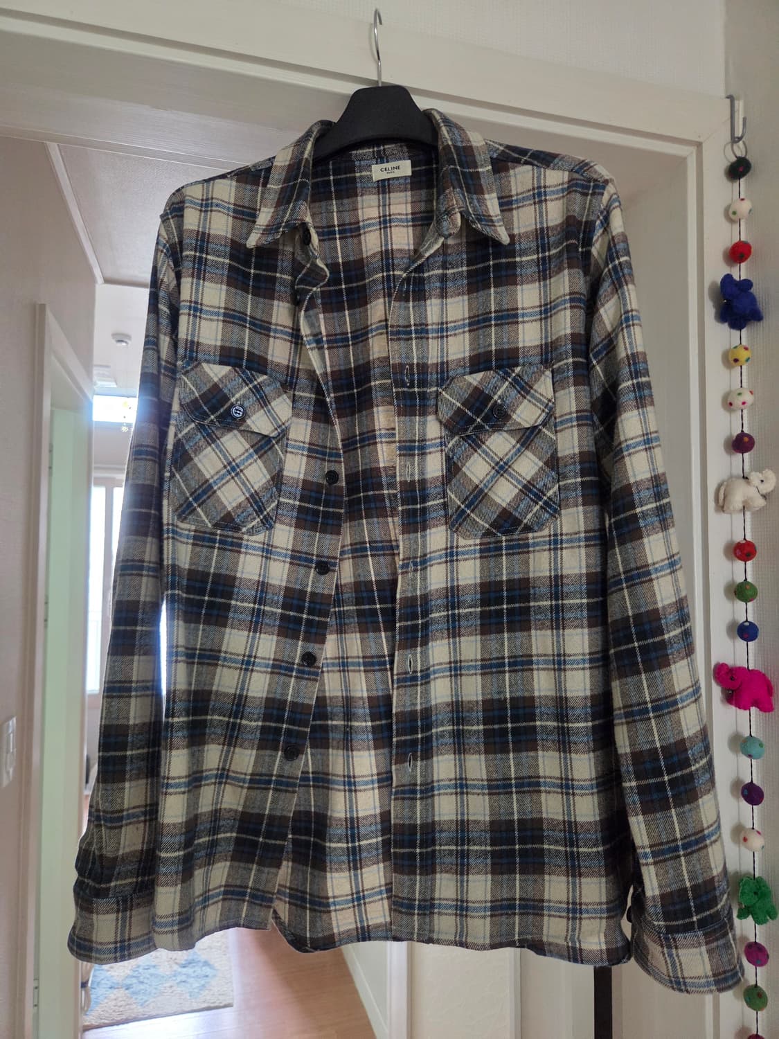 셀린느 플란넬 셔츠 상품이미지1