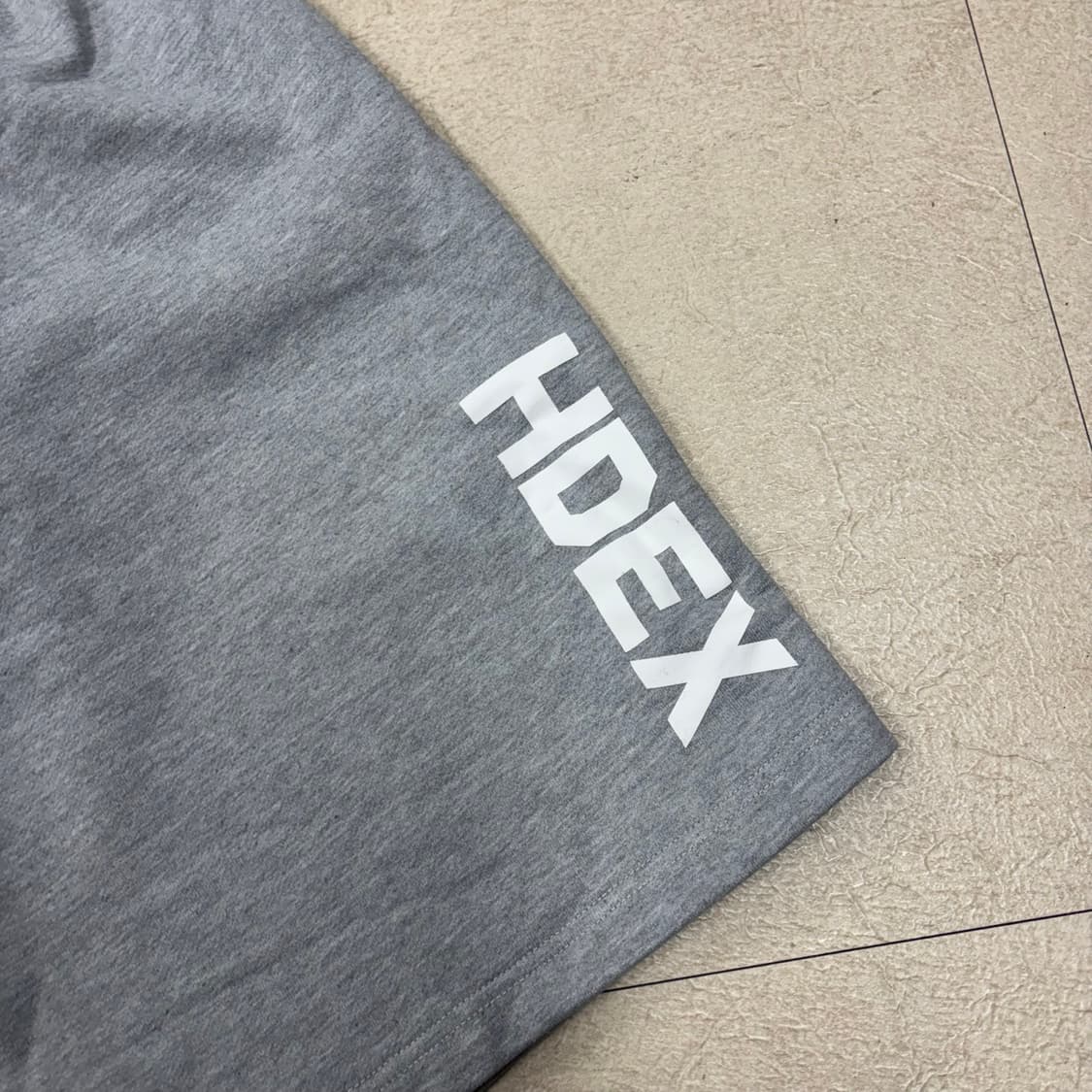 에이치덱스 스펠아웃 그레이 반바지 상품이미지2