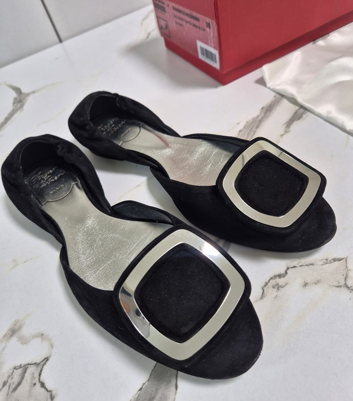 (정품) 로저비비에 스웨이드 플랫슈즈 35 상품이미지6