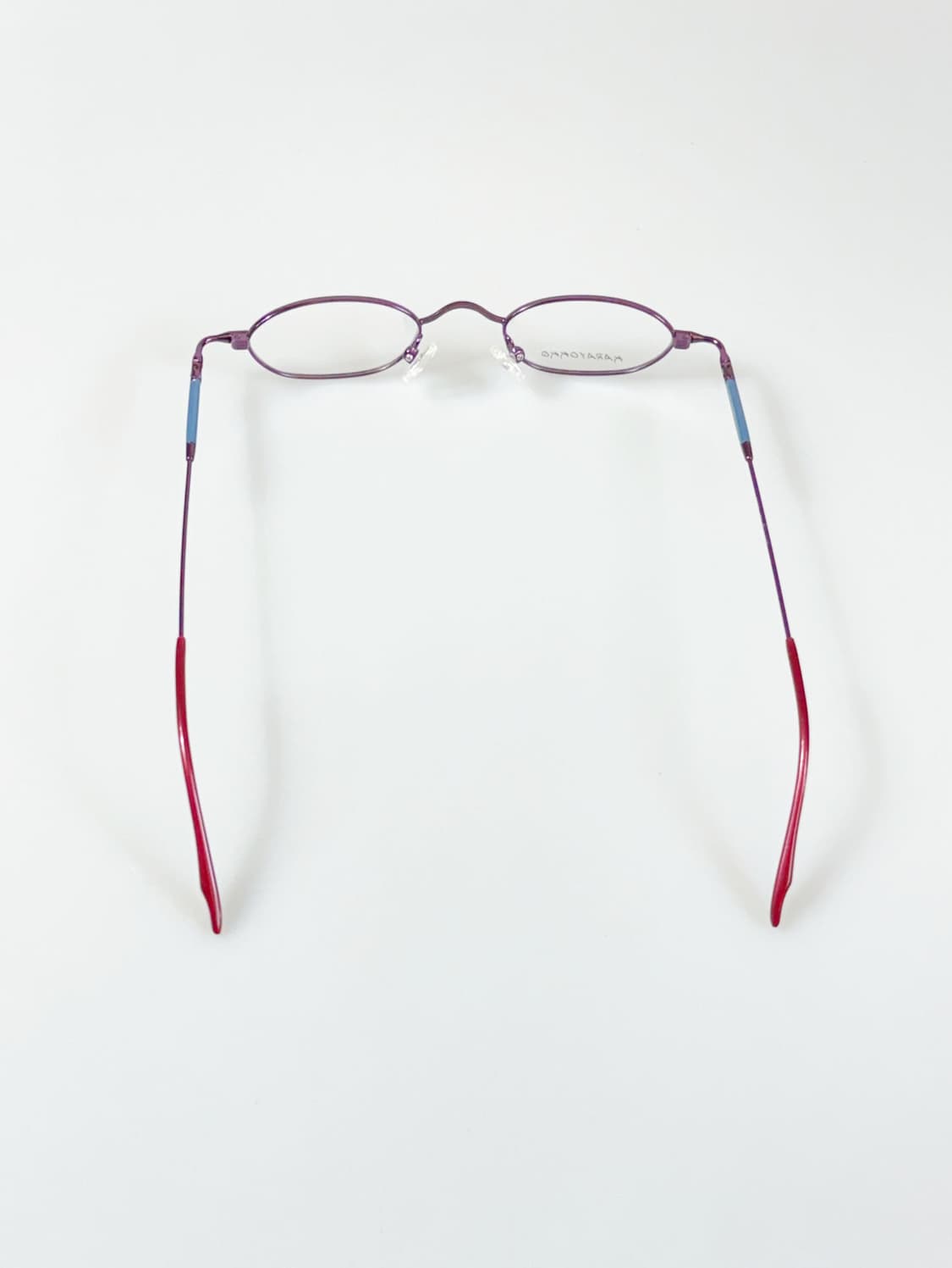 90s KARAYOKKO 스틸퍼플 슬림 프레임 빈티지 안경 상품이미지5
