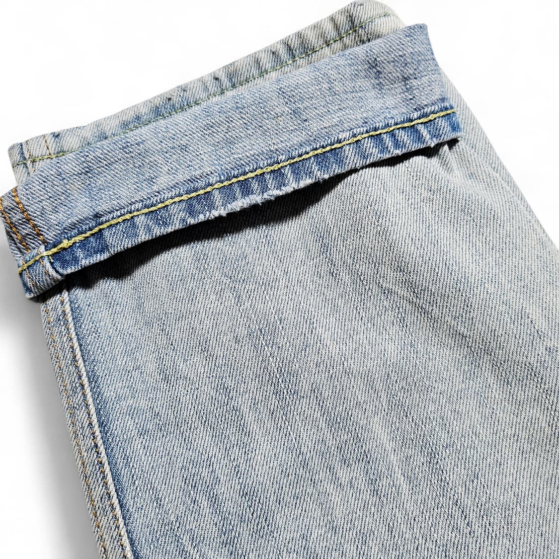 [실측32][알마니 익스체인지] 스트레이트 잼브 드로이트 라이트인디고 상품이미지6