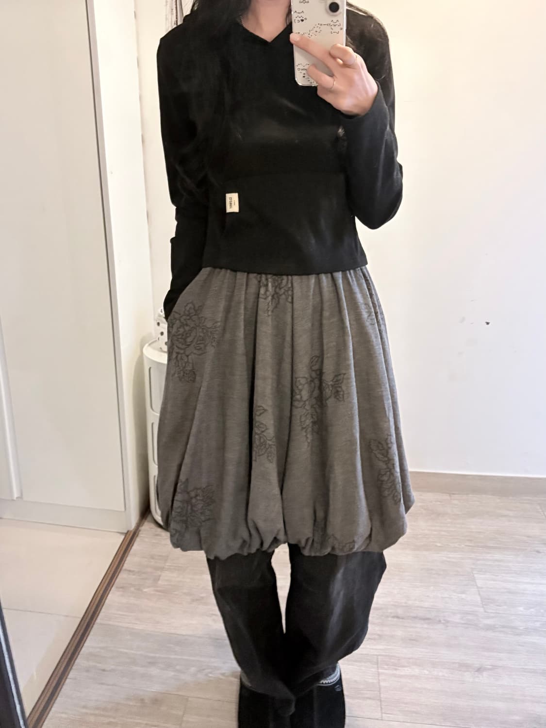 Floral balloon skirt 상품이미지4