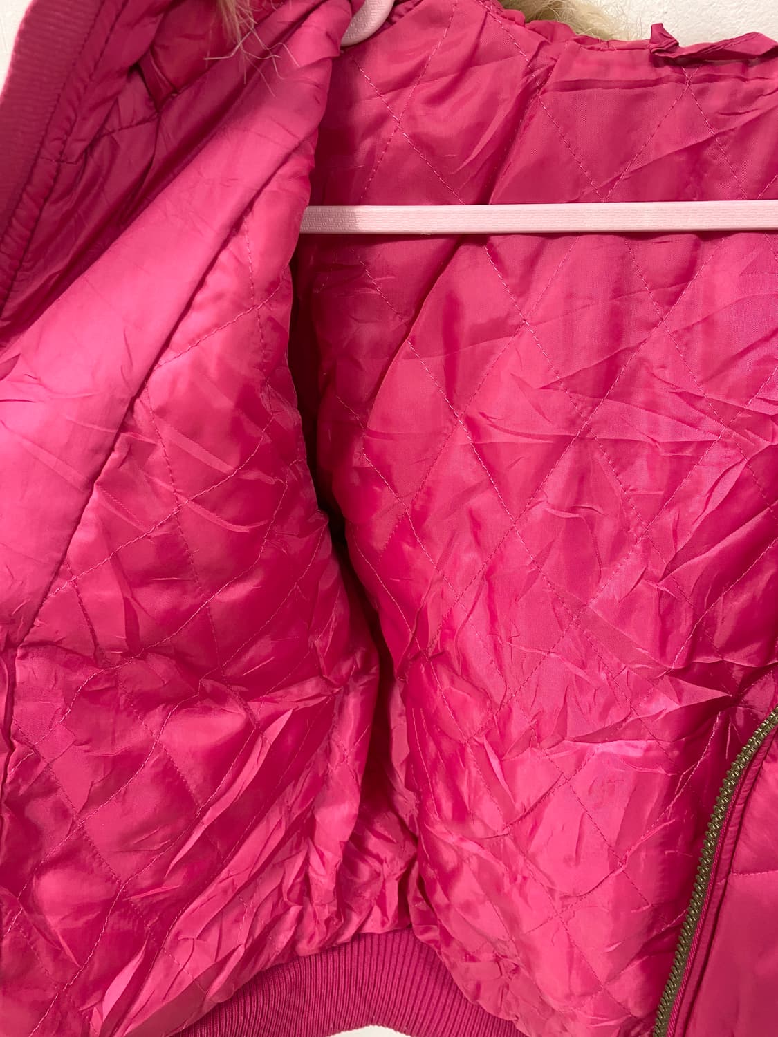 [T.T.U] 갸루 y2k 울프죠 핑크 숏 패딩 자켓 상품이미지9