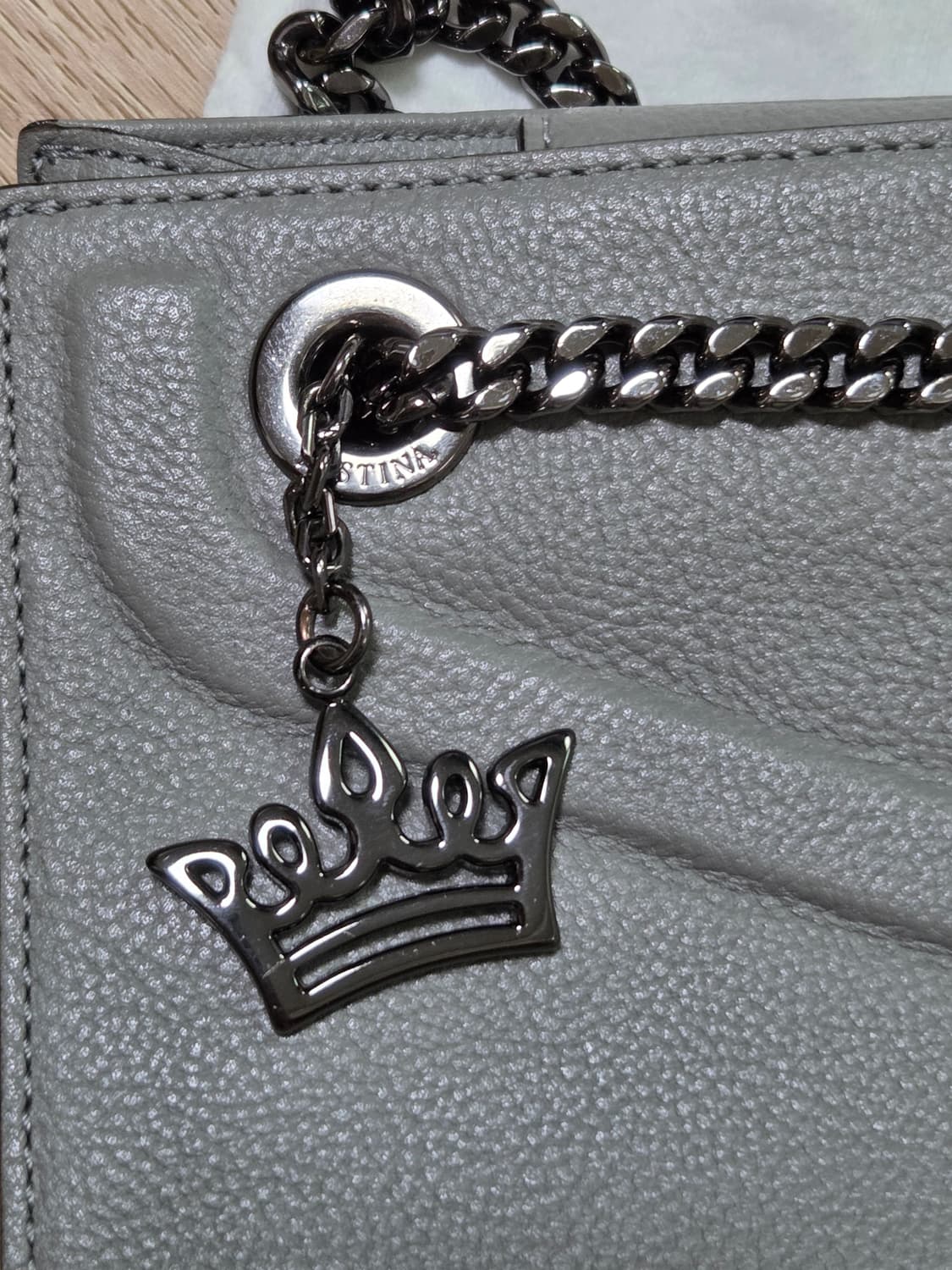제이에스티나 SM 체인숄더백(그레이색) 상품이미지8