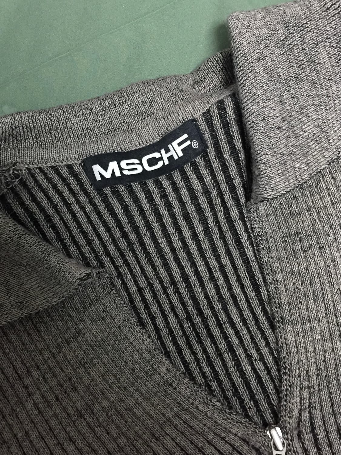 미스치프 니트 집업 S 상품이미지3